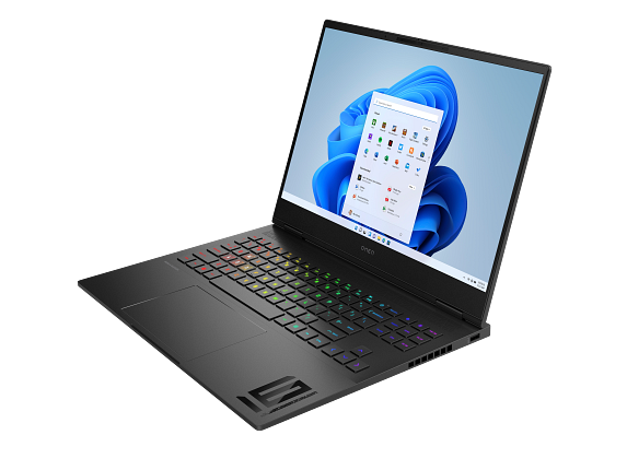 23C1 INTEL OMEN by HP Transcend 16 inch Gaming Laptop PC ShadowBlack NonNumpad RGB IRCam nonFPR nonODD Win11 CoreSet FrontLeft