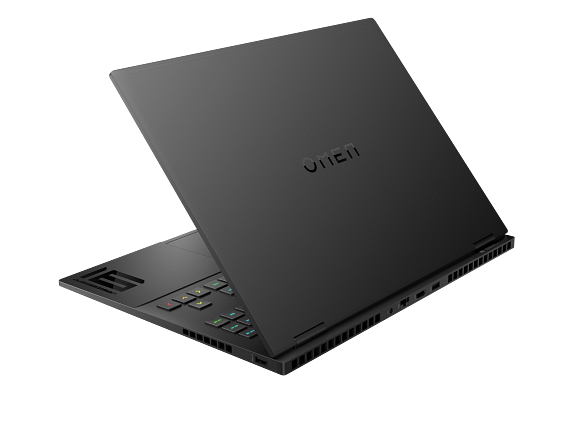 23C1 INTEL OMEN by HP Transcend 16 inch Gaming Laptop PC ShadowBlack NonNumpad RGB nonFPR nonODD CoreSet RearLeft