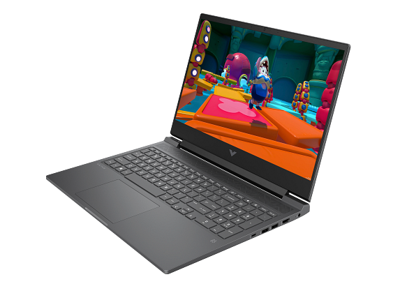 23C1 INTEL Victus by HP 16.1 inch Gaming Laptop PC 80w MicaSilver NT HDCam nonFPR FallGuys CoreSet FrontLeft