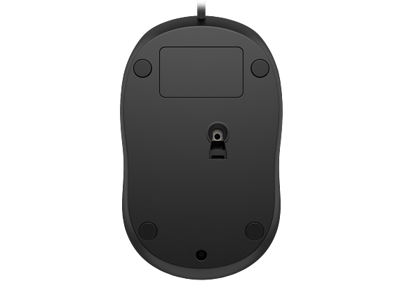 18C2 - HP Wired Mouse 1000 Jet Black
