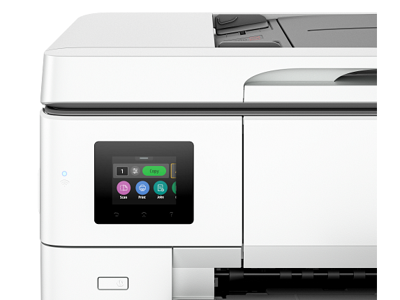 HP Office Jet Pro Wide Format Cement Catalog WhiteBG ControlPanelDetail