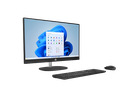 23C1-INTEL OPP HP 24 inch All-in-One Desktop PC JetBlack T NT HAS CaptainCrunchWireless Win11 CoreSet FrontRight WhiteBG
