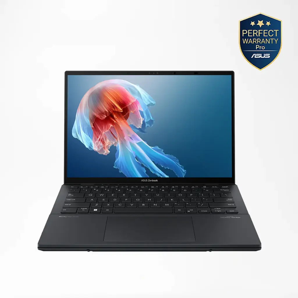 ASUS-ZenBook Duo-UX8406CA-OLED009WS-Core Ultra 9-285H-32G-2T.SSD 14 Inch WIN11 GREY-SLEEVE