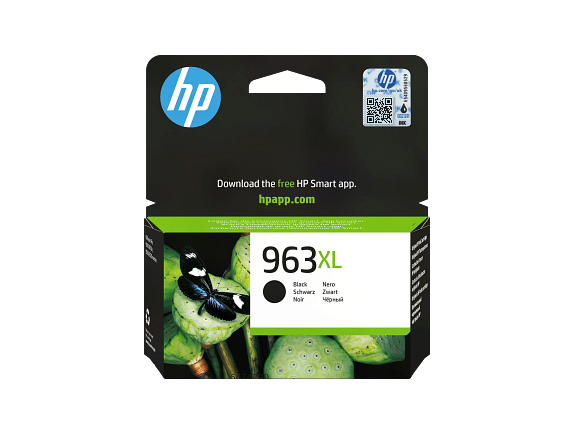 HP 963XL High Yield Black Original Ink Cartridge, 3JA30-80009, 3JA30AE