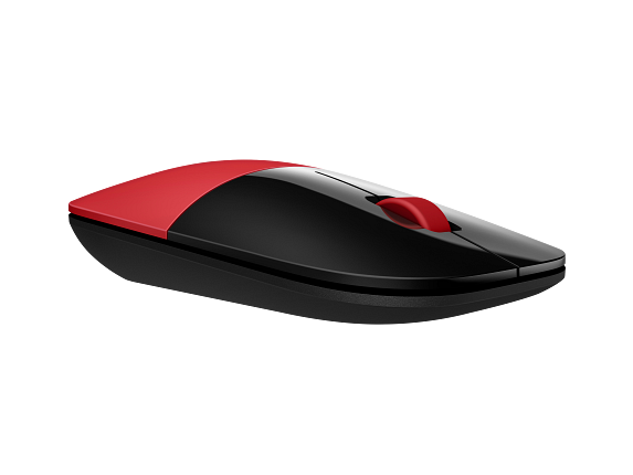 2c16 - HP Wireless Mouse Z3700 Cardinal Red, matte/glossy finish Catalog, Right Facing