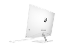 22C1 Intel HP Pavilion 27 inch All-in-One Desktop PC - SnowflakeWhite WirelessKBM CoreSet Rearleft NoCharging
