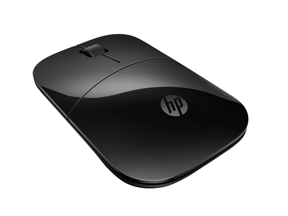 2c16 - HP Wireless Mouse Z3700 Jack Black, glossy finish Catalog, Rear Left Facing