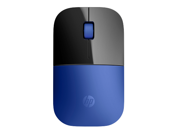 2c16 - HP Wireless Mouse Z3700 Dragonfly Blue, matte/glossy finish Catalog, Top View