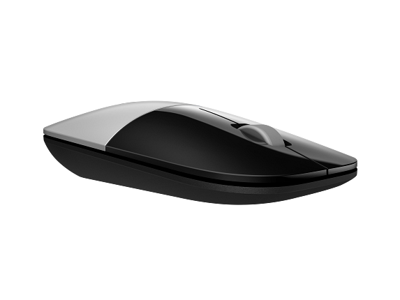 2c16 - HP Wireless Mouse Z3700 Turbo Silver, matte/glossy finish Catalog, Right Facing