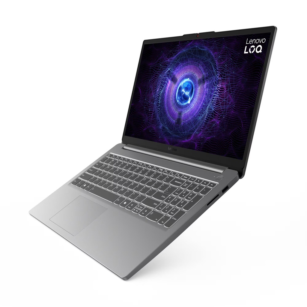  Lenovo LOQ i7-12650HX, 16G Ram DDR5-4800, 512G NVMe, VGA Nvidia 6G RTX4050, 15.6FHD White Backlit- 144Hz, Win 11 Home, Luna Grey ) Lenovo LOQ M100 RGB Mouse + 2Yr  