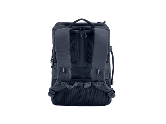 22C1 - HP Travel 25-30L Laptop Backpack OLD VISID ForgedIron Rear