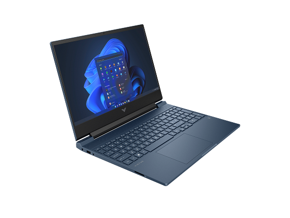 22C2 - Victus by HP 15.6 inch Gaming Laptop PC PerformanceBlue FrontRight