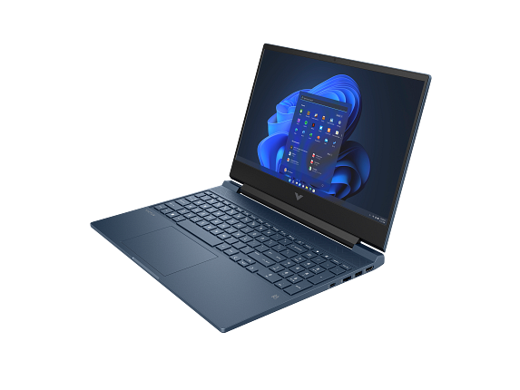 22C2 - Victus by HP 15.6 inch Gaming Laptop PC PerformanceBlue FrontLeft