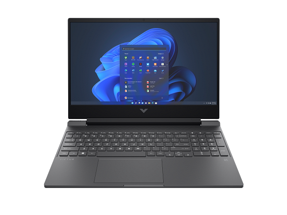 22C1 - Victus by HP 15.6 inch Gaming Laptop PC MicaSilver Front renamed 9