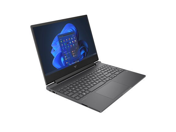 22C2 - Intel Victus by HP 15.6 inch Gaming Laptop PC MicaSilver FrontRight