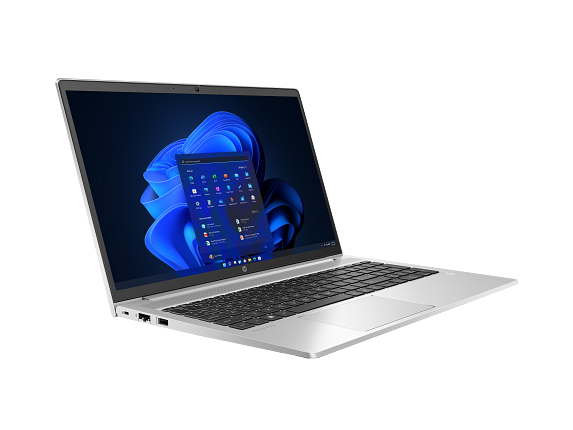 HP ProBook 450 15.6 G9 Notebook PC NaturalSilver T HDcam WLAN nonODD FPR Win11 CoreSet FrontRight