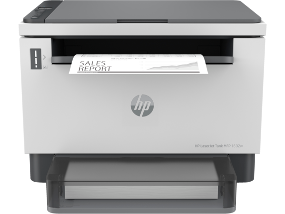 HP LaserJet Tank MFP 1602w Basalt All in one FrontFacingOutput