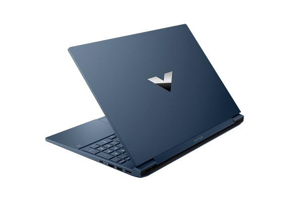 22C2 - Victus by HP 15.6 inch Gaming Laptop PC PerformanceBlue RearLeft