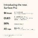 Microsoft - Surface Pro - Copilot+ PC - 13” OLED Touch-Screen - Snapdragon X Elite - 16GB Memory - 1TB SSD - Device Only (11th Ed) - Black