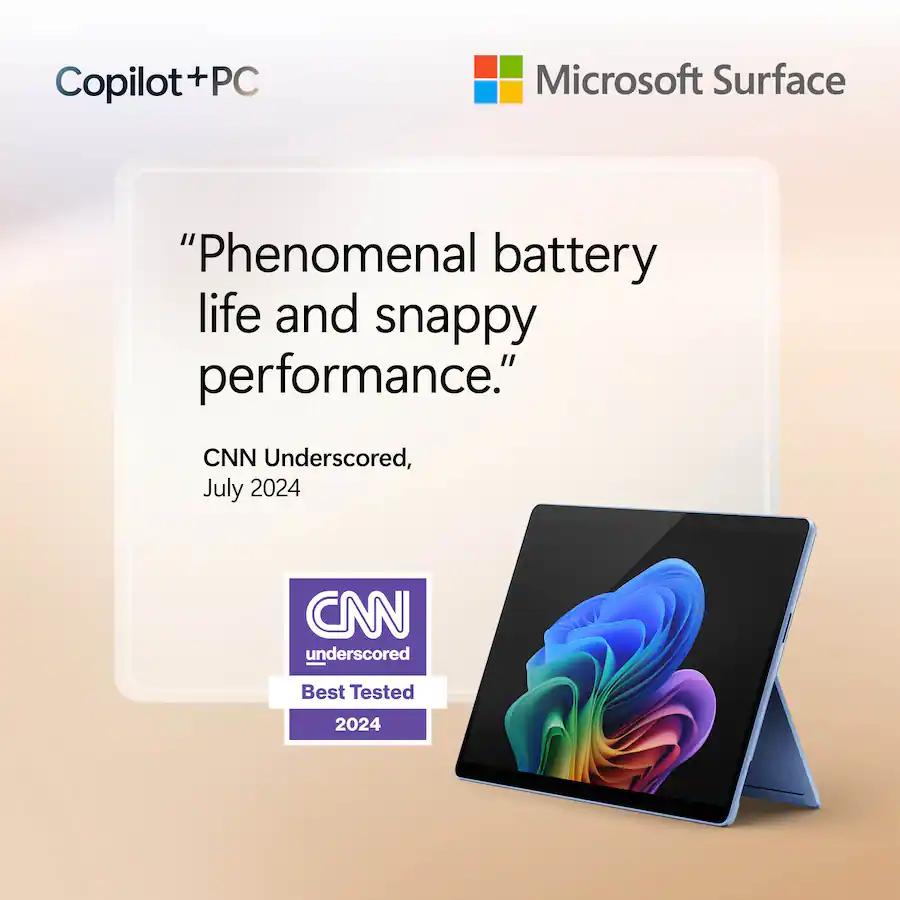 Microsoft - Surface Pro - Copilot+ PC - 13” OLED Touch-Screen - Snapdragon X Elite - 16GB Memory - 1TB SSD - Device Only (11th Ed) - Black