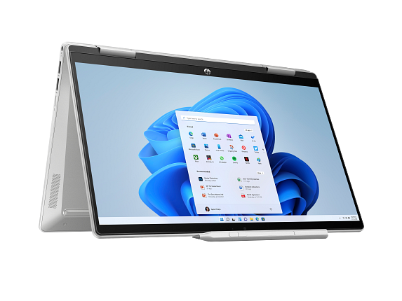 22C1 - HP Pavilion x360 14 inch 2-in-1 Laptop PC NaturalSilver FF WLAN nonFPR nonODD T NT Win11 CoreSet Tent & Pen
