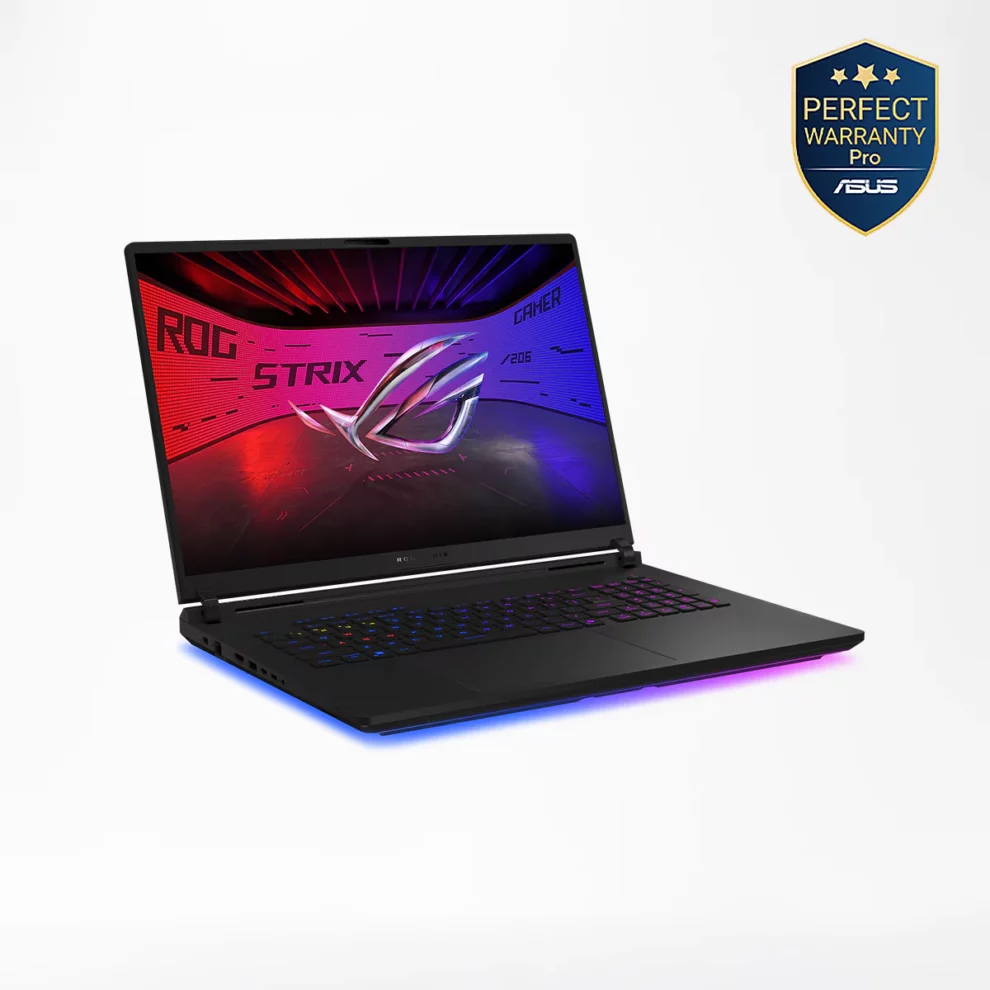 Asus ROG Strix SCAR 16 G635LR-AI321W Intel Core Ultra 9 275HX 24 Cores - RTX 5070 Ti 12GB - 32GB DDR5 5600MHz - 1TB M.2 NVME - 16 IPS WUXGA 240Hz 100% sRGB - Windows 11 - ROG backpack ROG Fusion II 300 - ROG Gladius III - Mouse P514