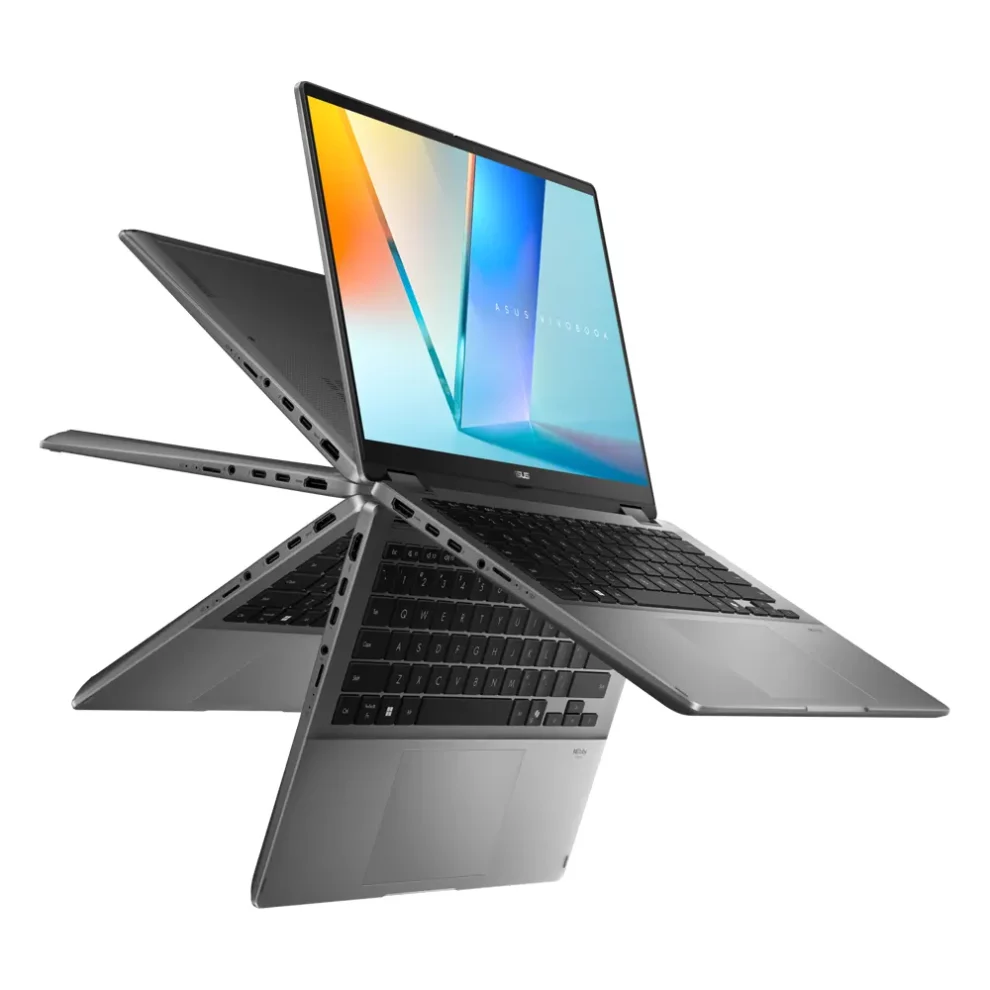 Asus Vivobook S14 Flip TP3407SA-QL039W Core Ultra 7 256V - 16GB DDR5 - 512GB - Intel Graphics - 14-inch WUXGA Touch + Pen - Win11 MATTE GRAY 