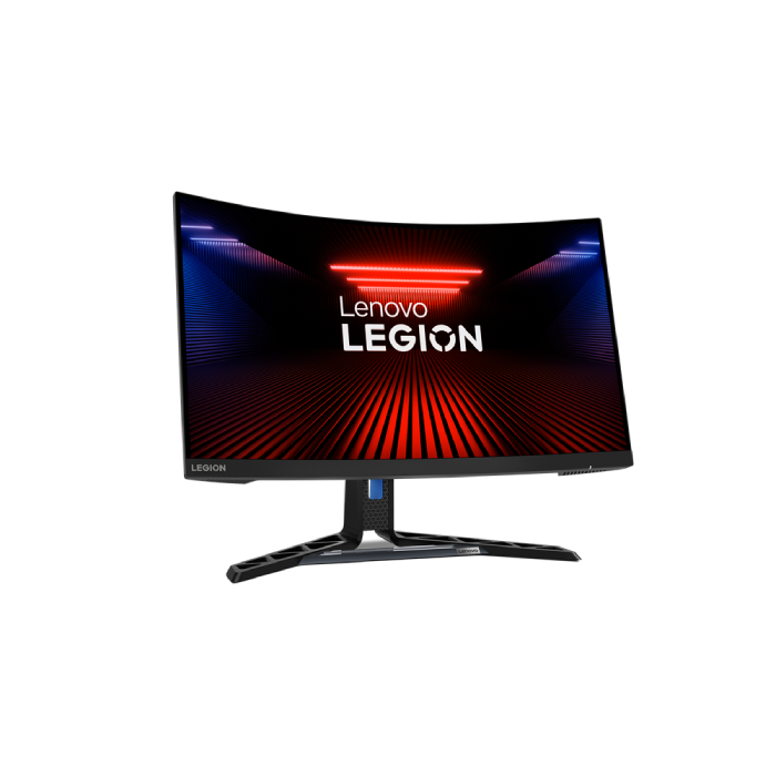 Lenovo Legion R27fc-30 - Curved 27" FHD Gaming Monitor (VA, 240Hz, 0.5ms MPRT, HDMI + DP, DP Cables, FreeSync, Speakers) Tilt/Height/Rotation/Swivel Adjustment - Black