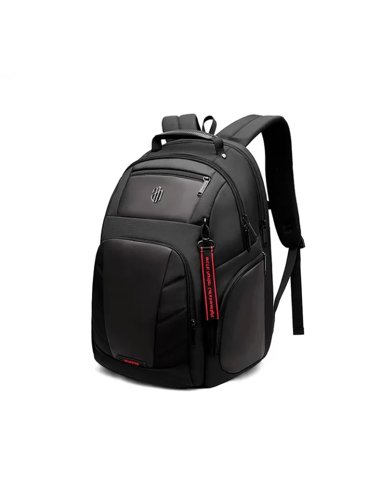 Arctic Hunter B00341 Waterproof Laptop Backpack – 15.6" Travel and Business Bag with USB Charging Port, Anti-Theft Design, and Multiple Compartments – Black