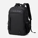 Arctic Hunter B00534 15.6-Inch Laptop Backpack – Casual Water-Resistant Business Bag with USB Charging Port and Multi-Pocket Design – Black