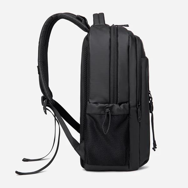 Arctic Hunter B00534 15.6-Inch Laptop Backpack – Casual Water-Resistant Business Bag with USB Charging Port and Multi-Pocket Design – Black