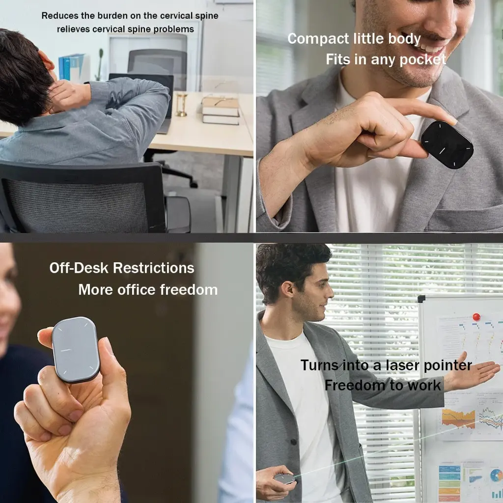 Cheerdots2 Bluetooth Detachable Air Mouse Touchpad Mouse AI Recording ChatGPT