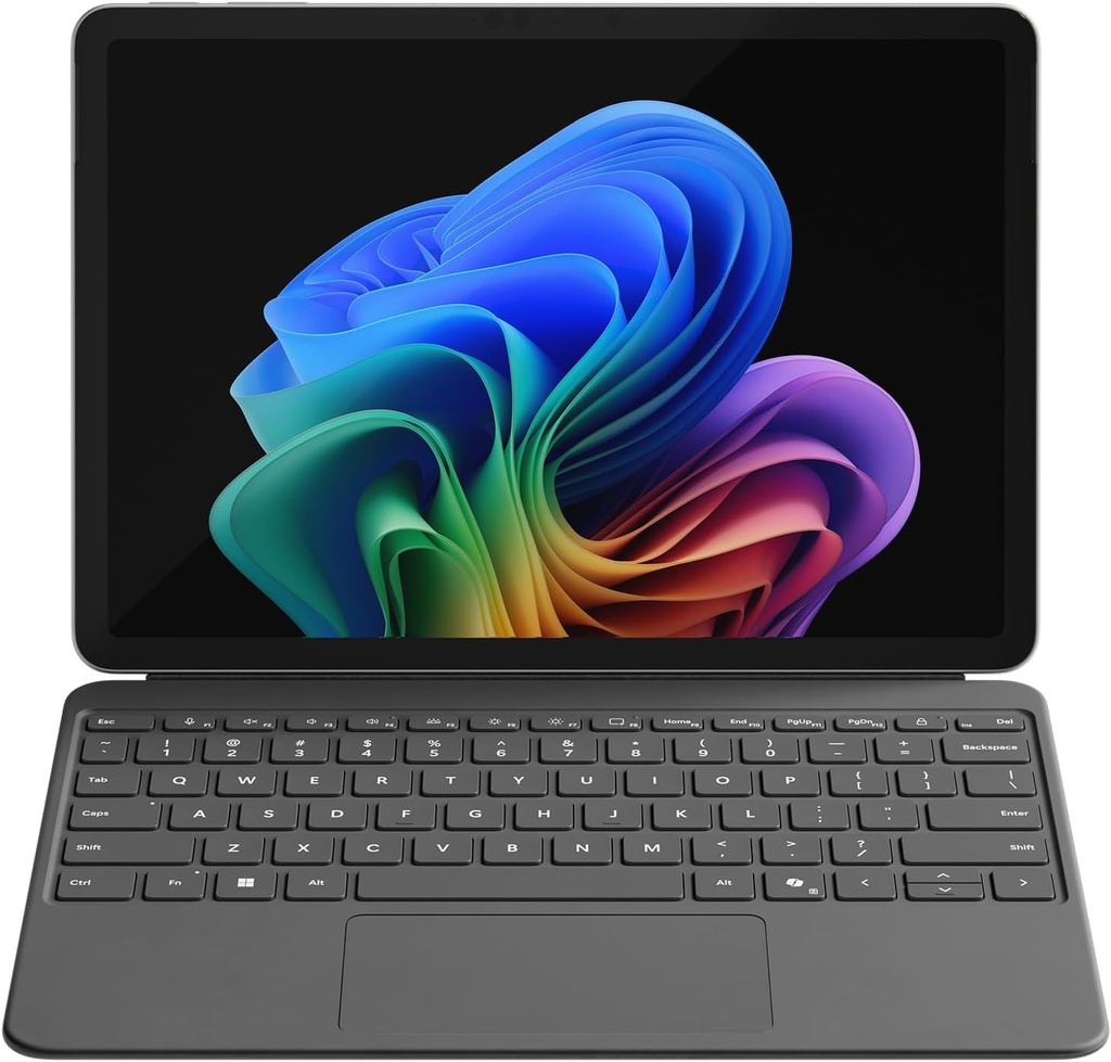 Microsoft Surface Pro 2-in-1 Laptop/Tablet (2025), Windows 11 Copilot+ PC, 12" Touchscreen Display, Snapdragon X Plus (8 Core), 16GB RAM, 256GB Storage, Platinum