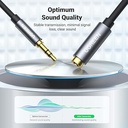 UGREEN 10592 AV118 3.5mm Male to 3.5mm Female 1m Extension Cable