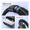 UGREEN 40180 HD150  8K HDMI Cable Male to Male Braided 2m