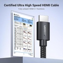 UGREEN 40181 HD150  8K HDMI Cable Male to Male Braided 3m