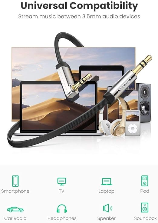 UGREEN AV119 3.5MM MALE TO 3.5MM