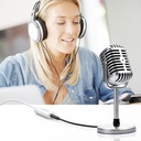 UGREEN US206 USB-A Male to 3.5mm AUX Audio Cable – External Sound Card Adapter for PC, Laptop & Car Stereo