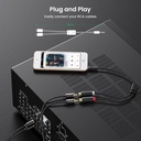 Ugreen AV109-10547 3.5mm Male To 2RCA Female Cable (25cm)