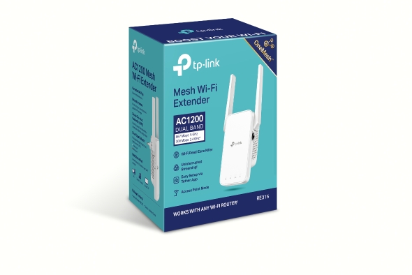 TP-LINK AC1200 Mesh Wi-Fi Range Extender