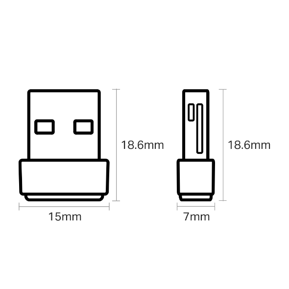 TP-LINK Nano Wirless USB Adapter T600U.