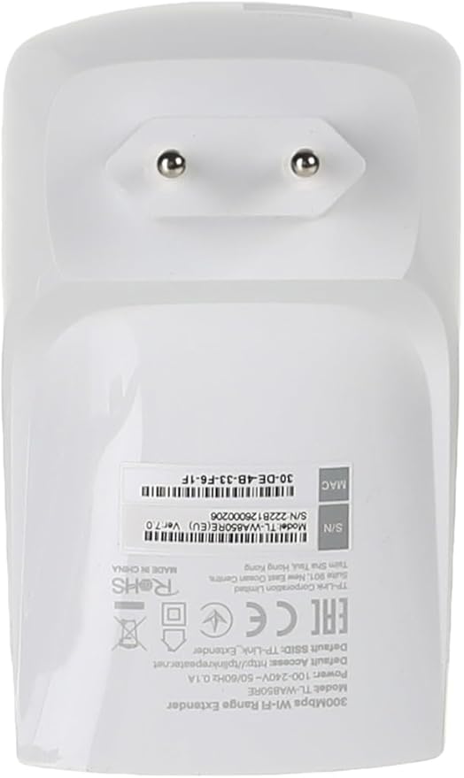 TP-Link TL-WA850RE 300Mbps Universal Wi-Fi Range Extender – Wireless Signal Booster with Ethernet Port