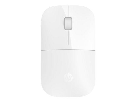 2c16 - HP Wireless Mouse Z3700 Snow White, matte/glossy finish Catalog, Top View