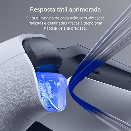 Sony PlayStation 5 DualSense Wireless Controller – White | Original PS5 Controller with Haptic Feedback & Adaptive Triggers - 711719399803