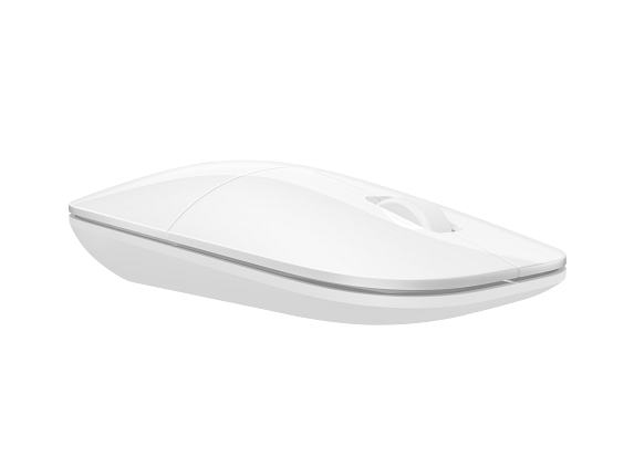 2c16 - HP Wireless Mouse Z3700 Snow White, glossy finish Catalog, Right Facing