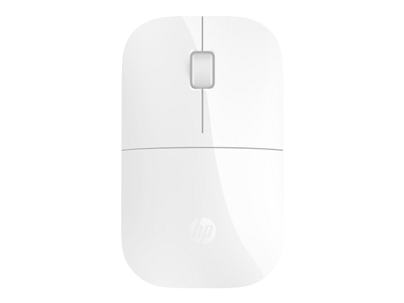 2c16 - HP Wireless Mouse Z3700 Snow White, glossy finish Catalog, Top View