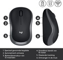 Logitech®  Wireless Mouse M185 Gray -MO698