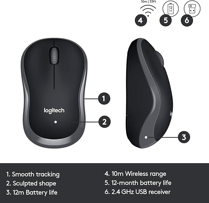 LogitechMk330WirlesKB&M Combo-920-003983.