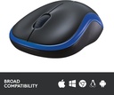 Logitech Wireless Mouse M185 Blue PN-MO718