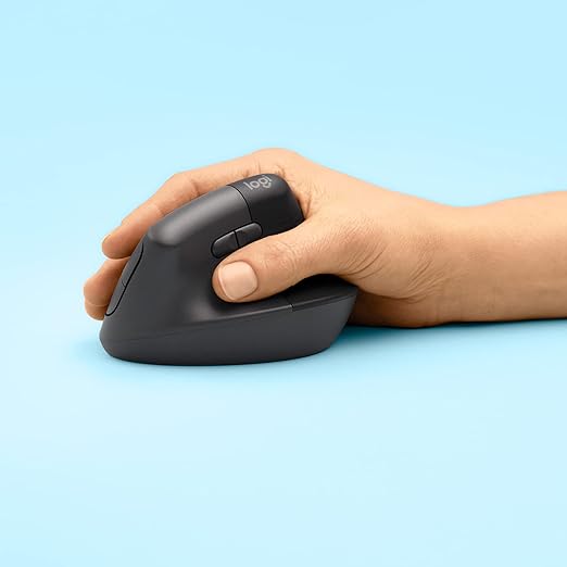 Logitech Mouse Lift Bluetooth Vertical Ergonomic-Graphitr-Black